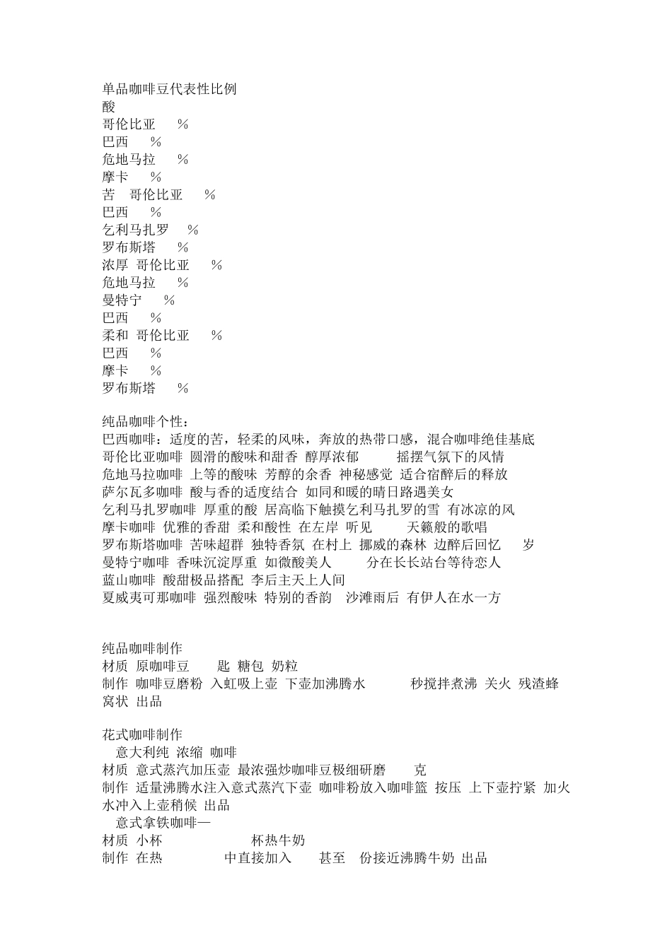 近90种各式咖啡、花茶、奶茶的制作方法_第1页