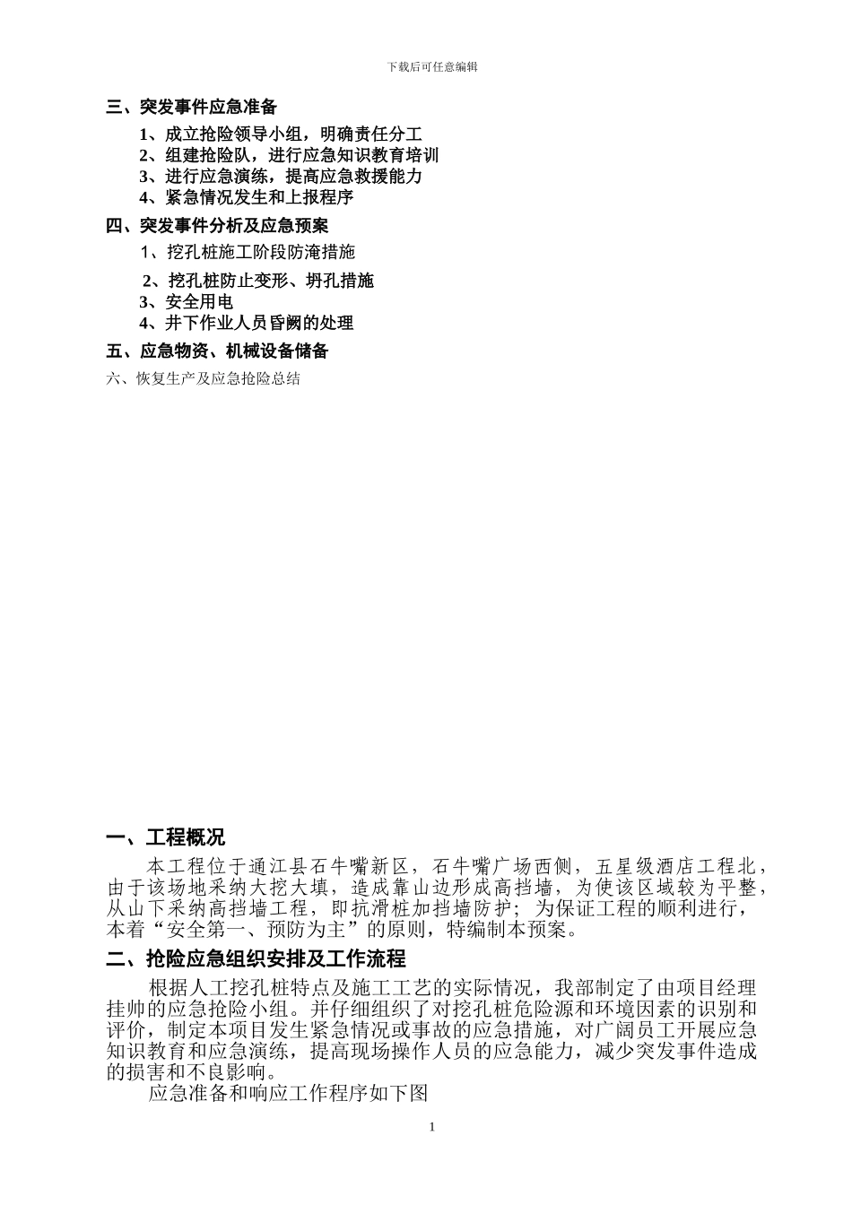 抗滑桩施工应急预案_第2页