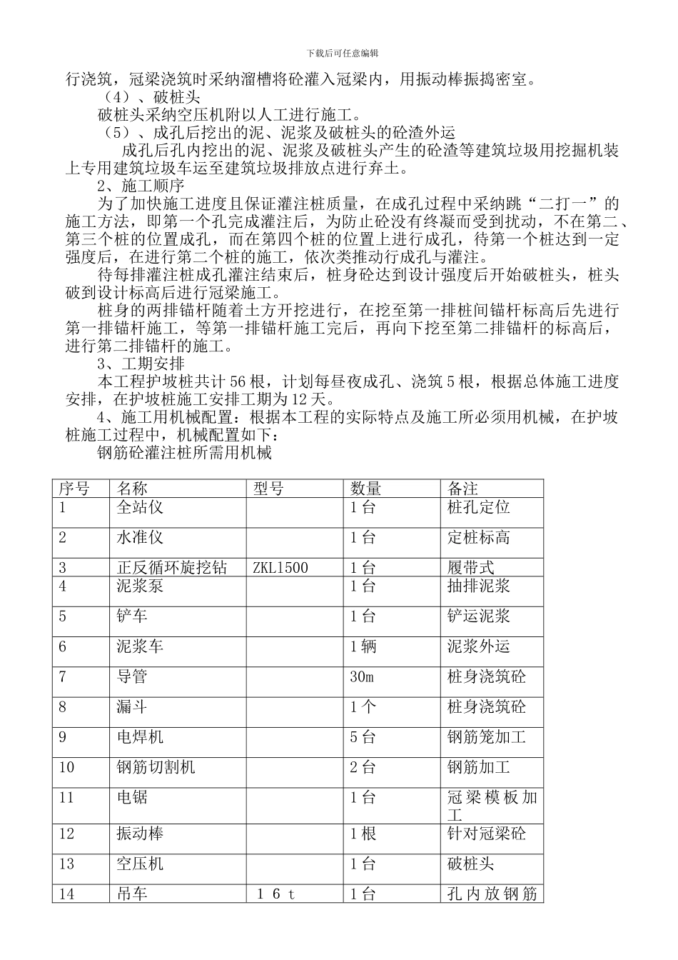护坡桩施工专项方案.doc_第2页