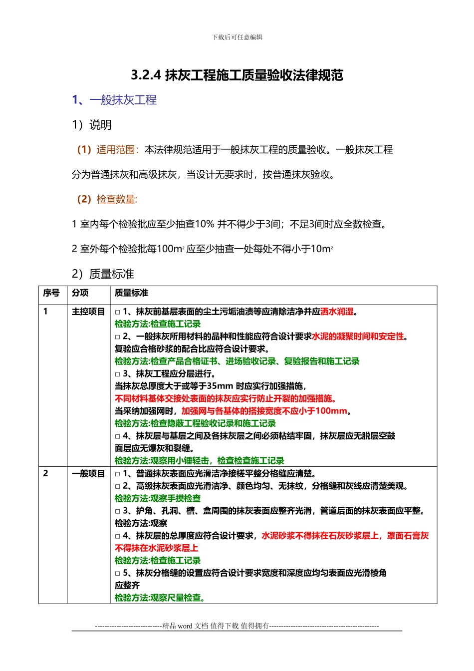 抹灰工程施工质量验收规范_第1页