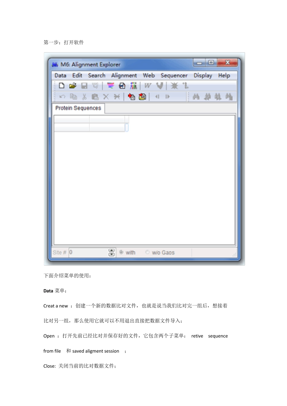 进化树软件MEGA最新6.06说明书_第1页