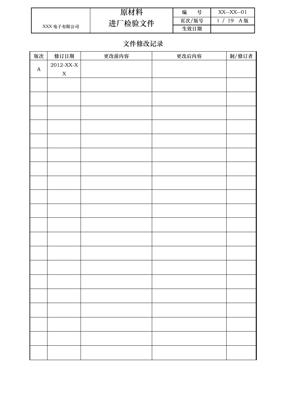 进料检验标准_第1页