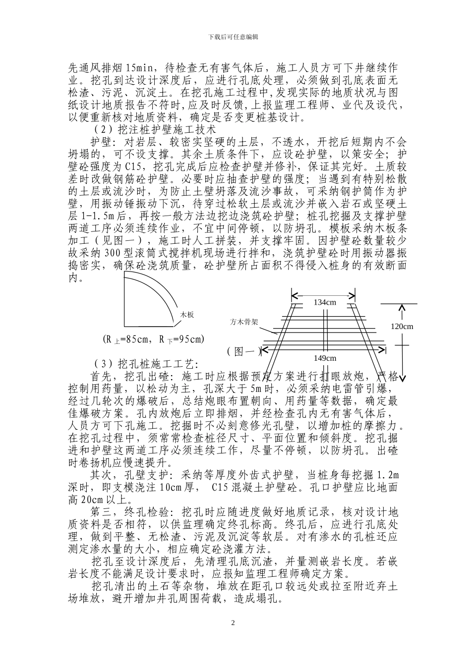 挖孔桩试桩施工技术方案_第2页