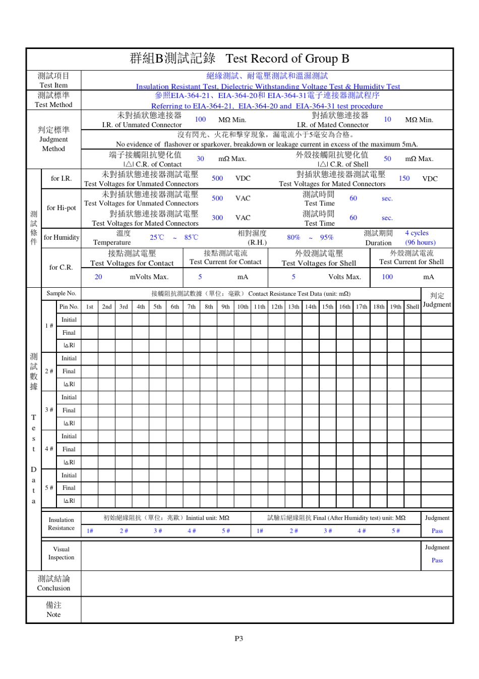 连接器可靠性测试报告精华表单_第3页