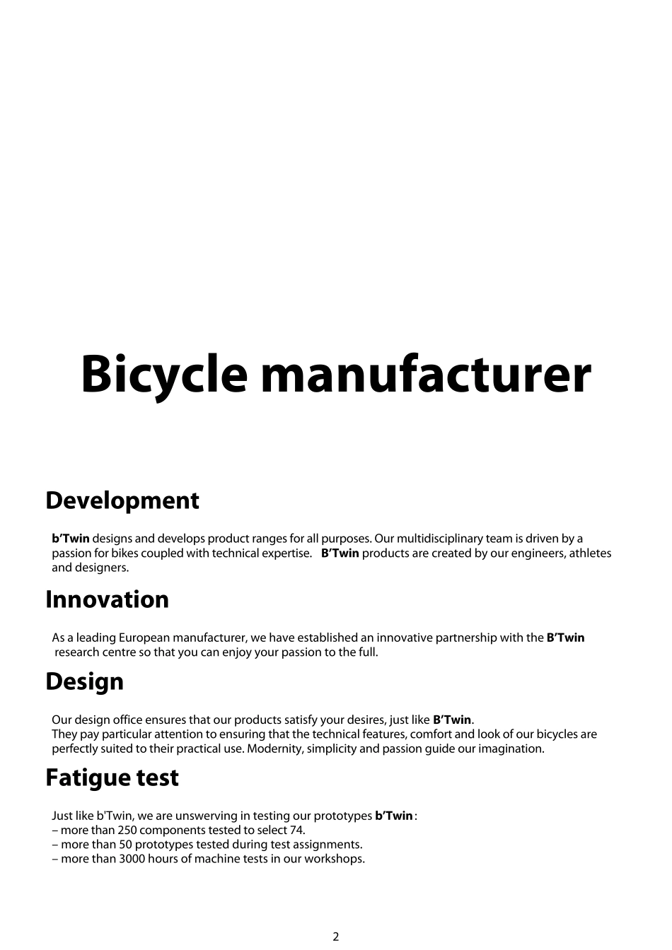 迪卡侬自行车说明书(英文版)_第2页