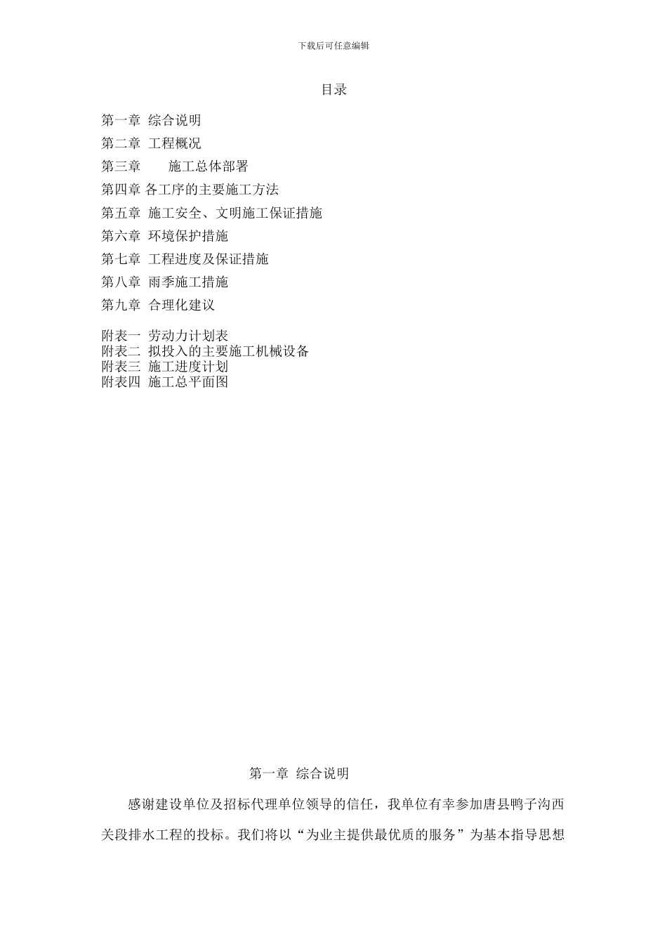 排水沟工程施工_第1页