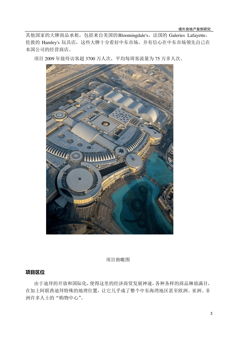 迪拜购物中心深度调研报告_第3页