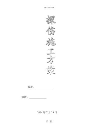 探伤施工方案