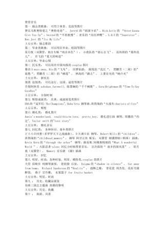适合做各种场合的背景音乐_世界上最好的音乐大集合