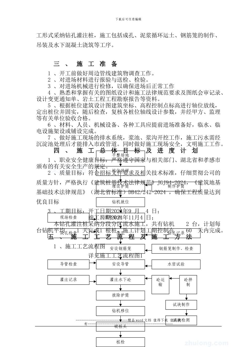 支护桩基础工程施工方案1_第3页