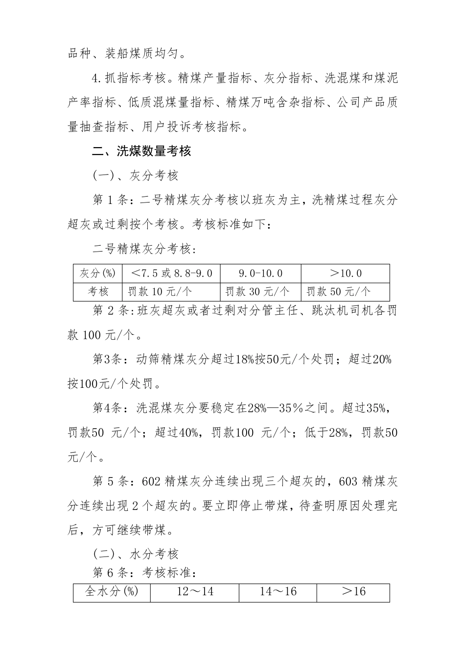 选煤厂煤质管理办法_第2页