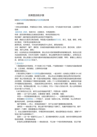 效果图流程步骤