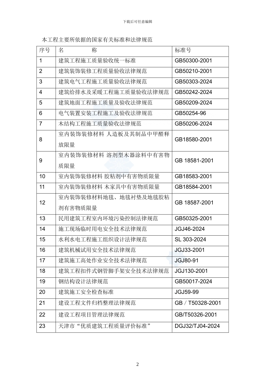 文化艺术中心装饰装修工程施工方案-secret_第2页
