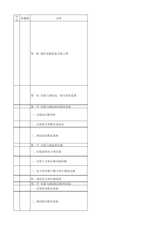 通信工程概预算定额库