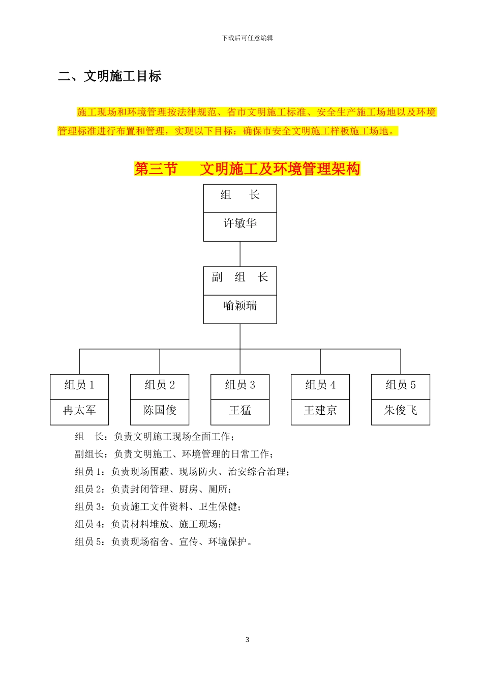 文明施工方案(世福家园)_第3页