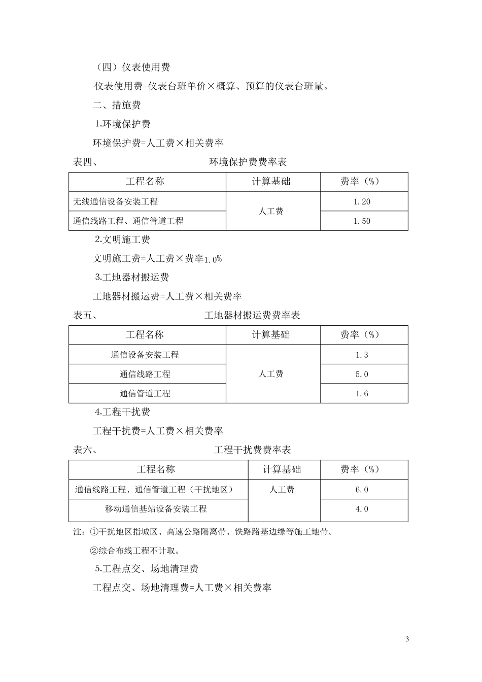 通信建设工程费用定额_第3页