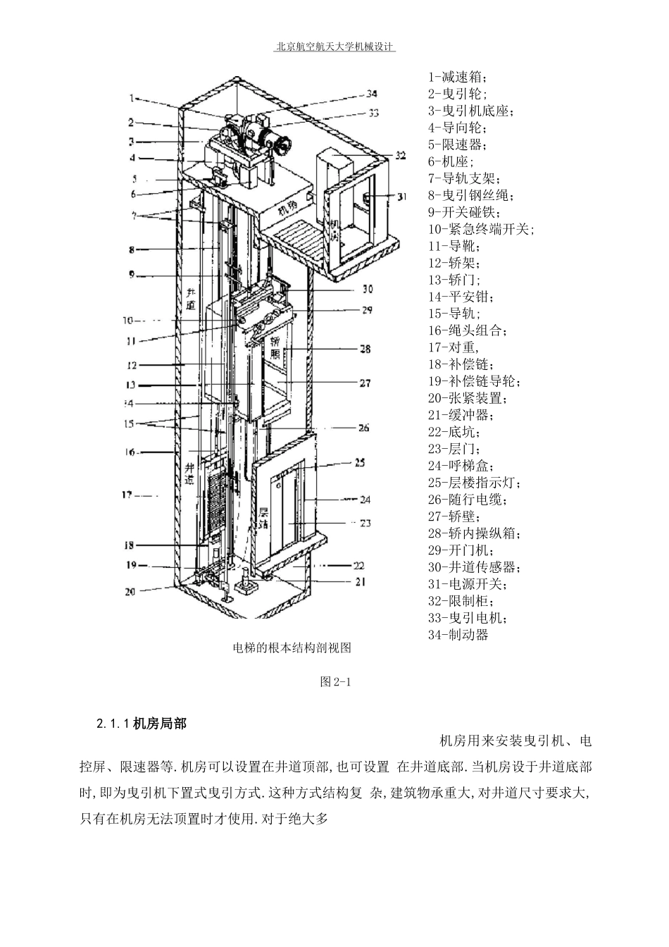 电梯机械部分原理及结构设计_第3页