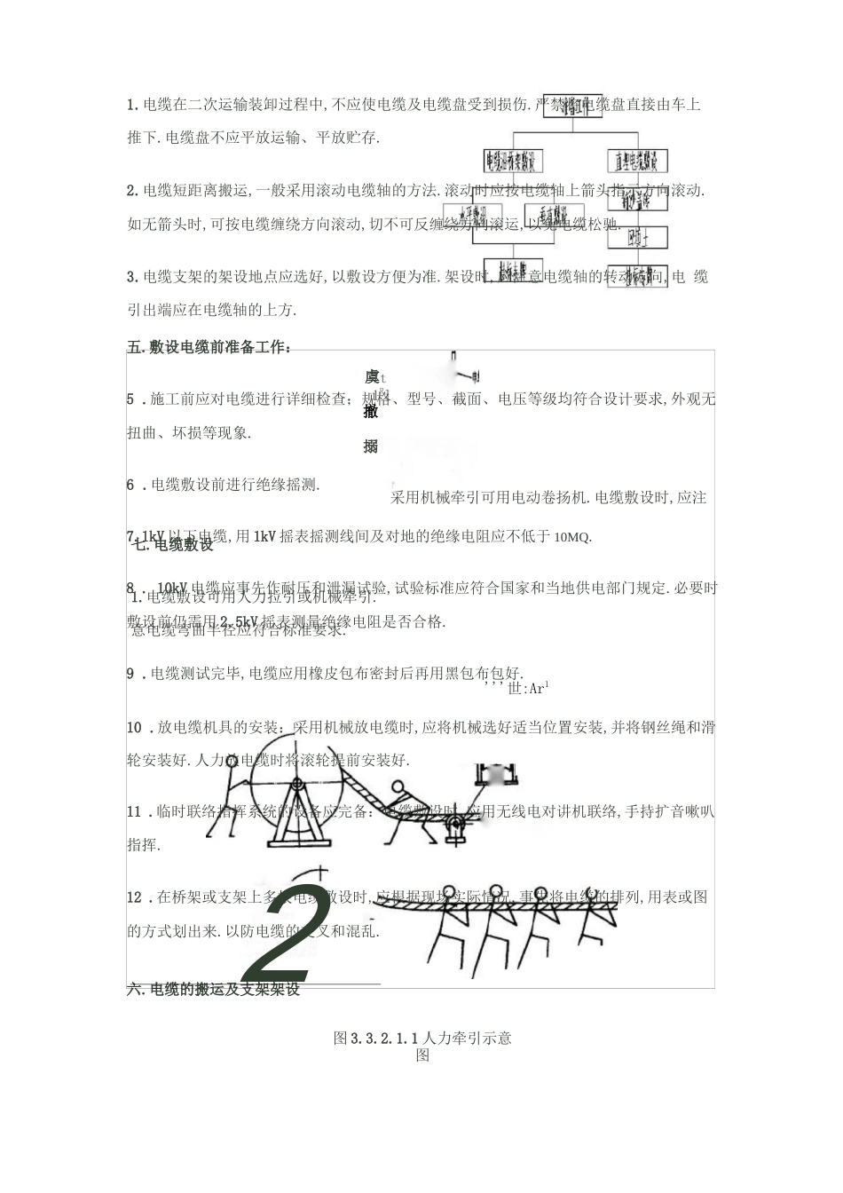 电气电缆敷设安全技术交底_第3页