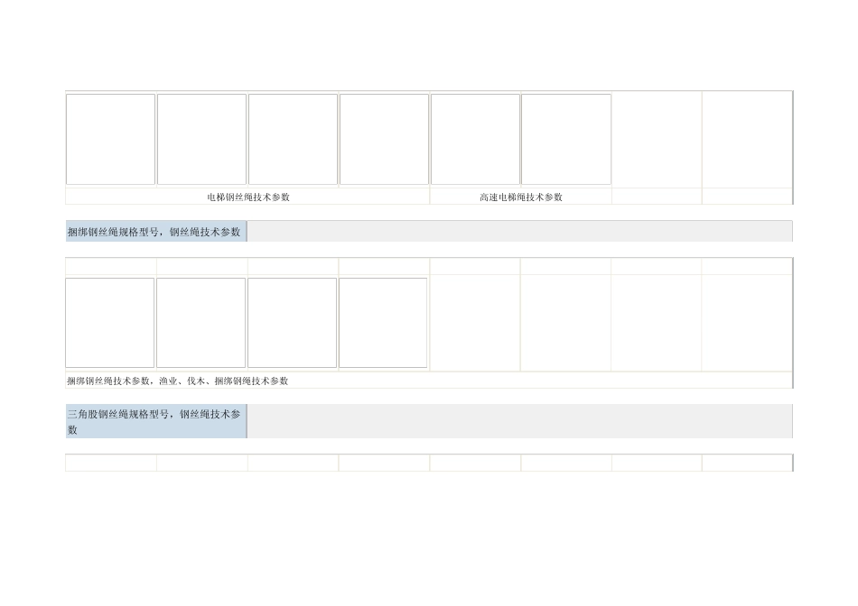 通用光面钢丝绳规格型号_第3页