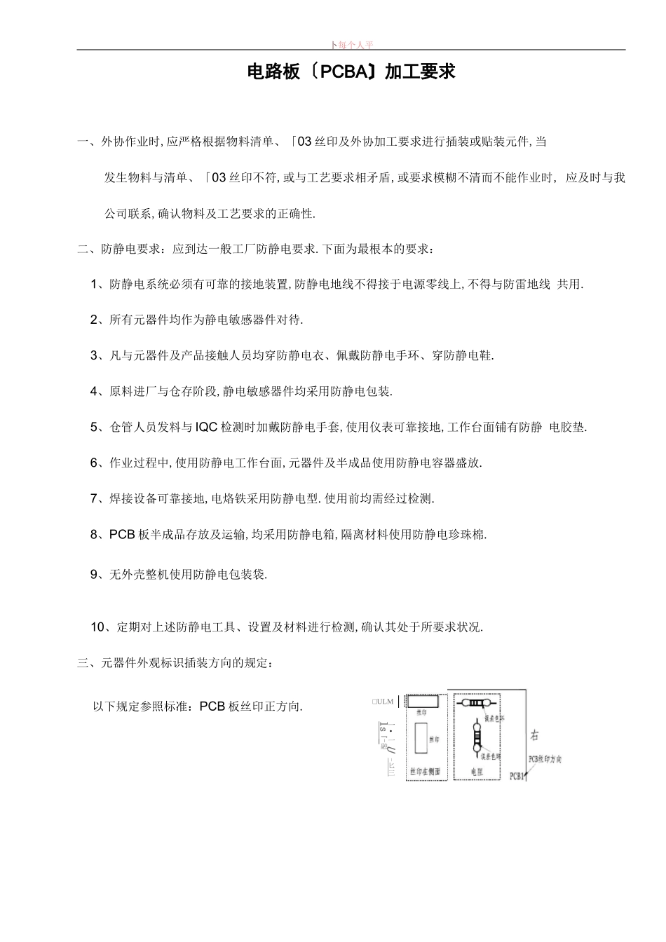 电路板pcba外协加工要求_第1页