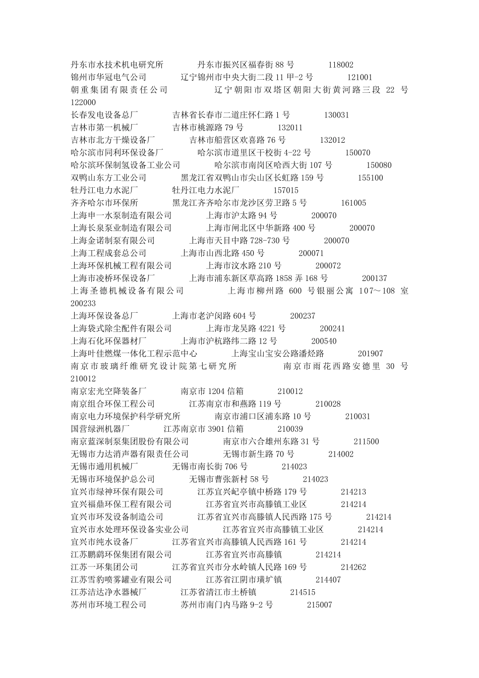 通讯录中国环保产业协会会员单位_第3页