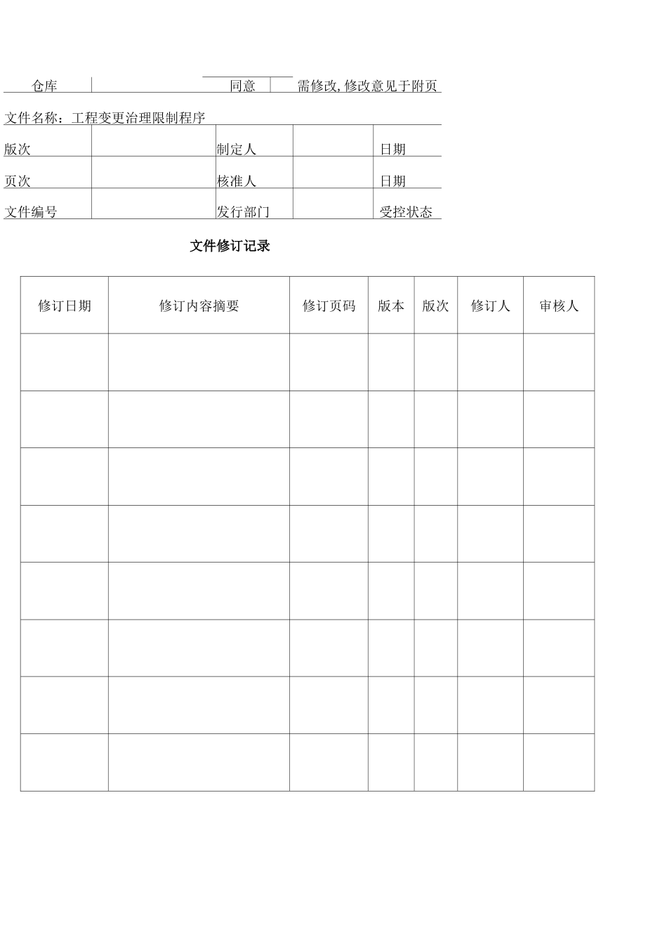 程序文件工程变更控制程序_第2页