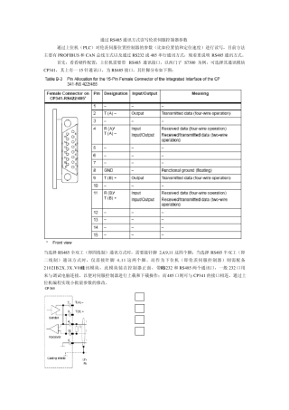 通过RS485通讯方式读写伦茨伺服控制器参数