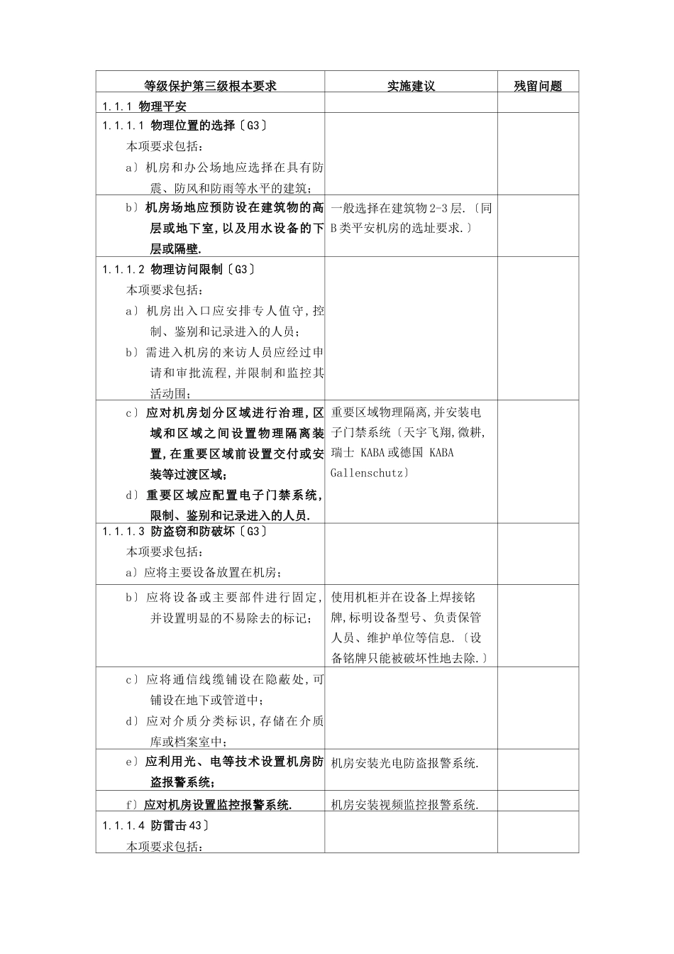 等级保护三级等保三级基本要求内容_第1页