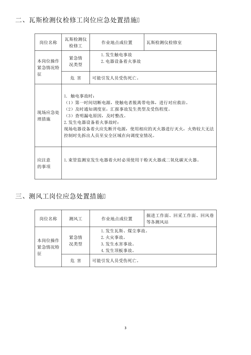 通风岗位应急处置措施_第3页