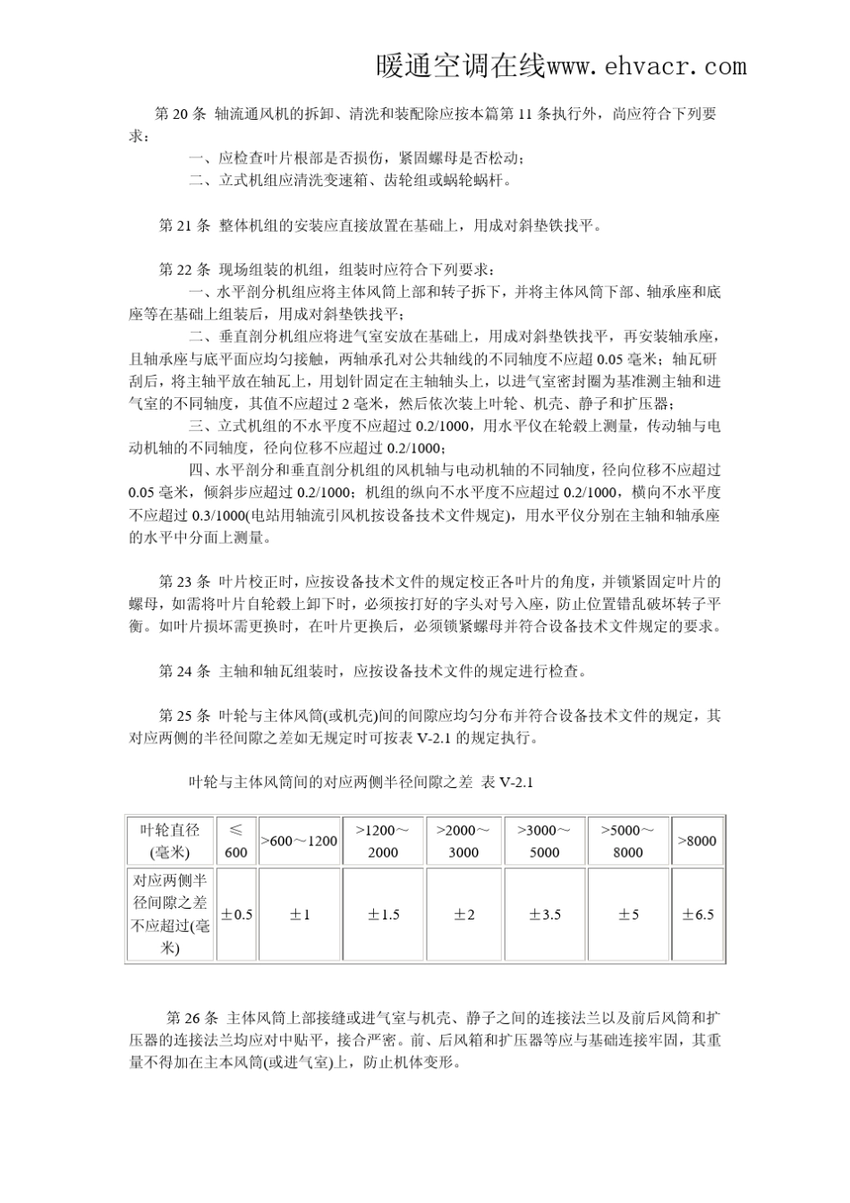 通风机施工安装规范_第3页