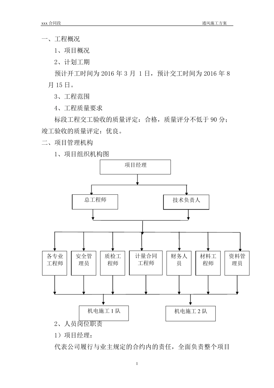 通风系统施工方案_第2页