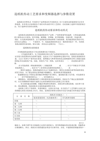 造纸机传动工艺要求和变频器选择与参数设置