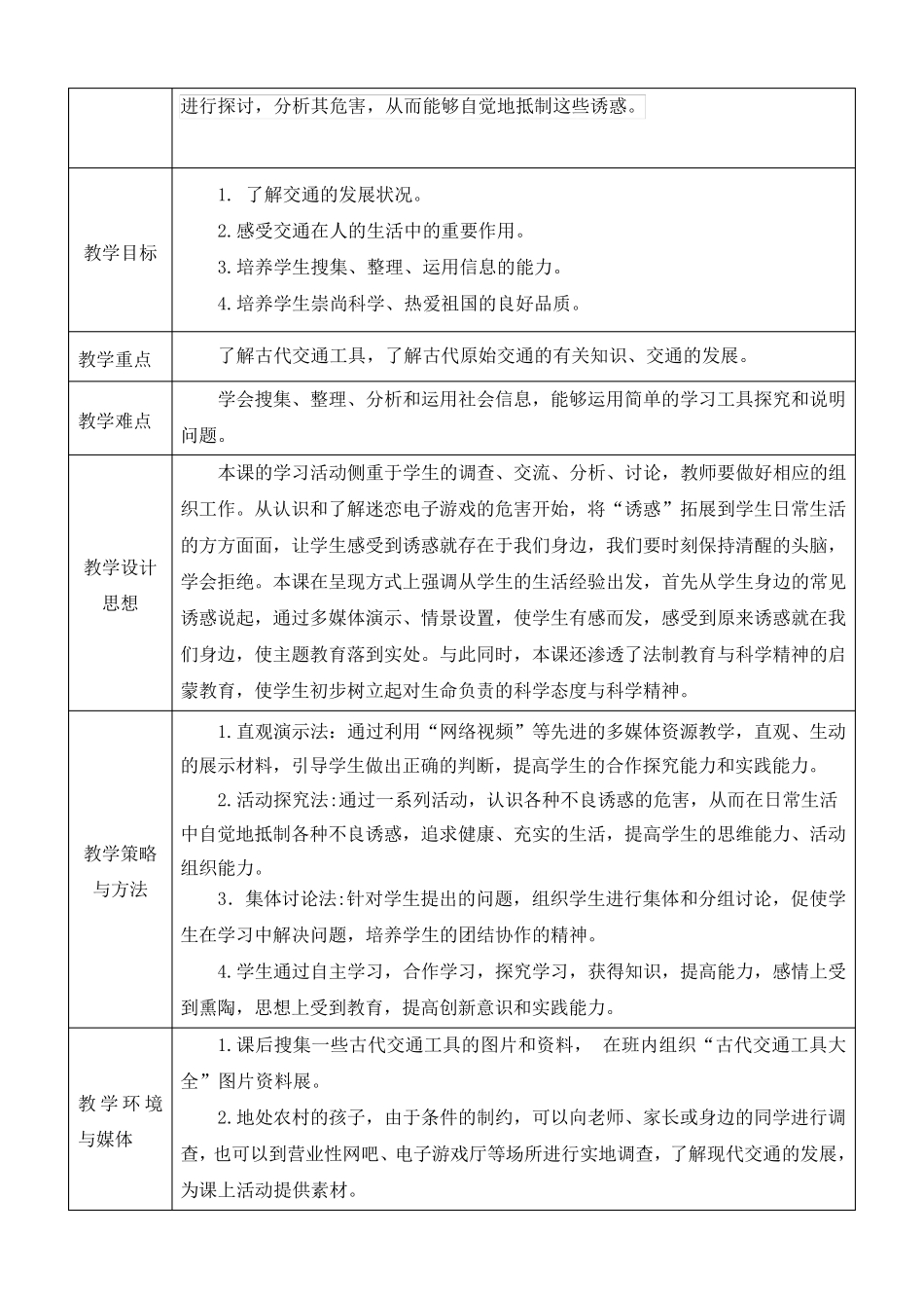 逸夫小学高淑兰四年级下册品社《从马车到飞机》_第2页