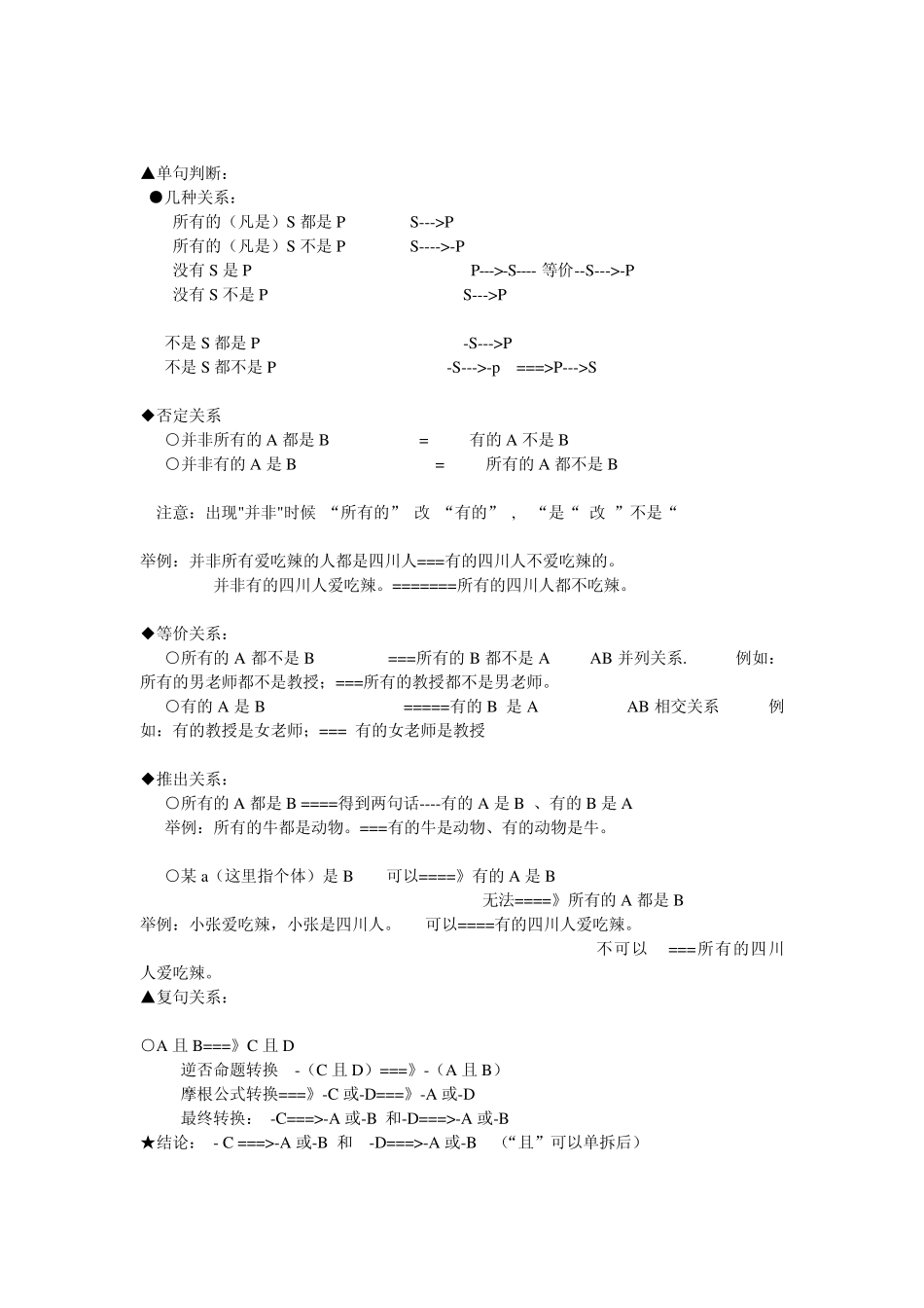 逻辑判断知识点总结_第2页