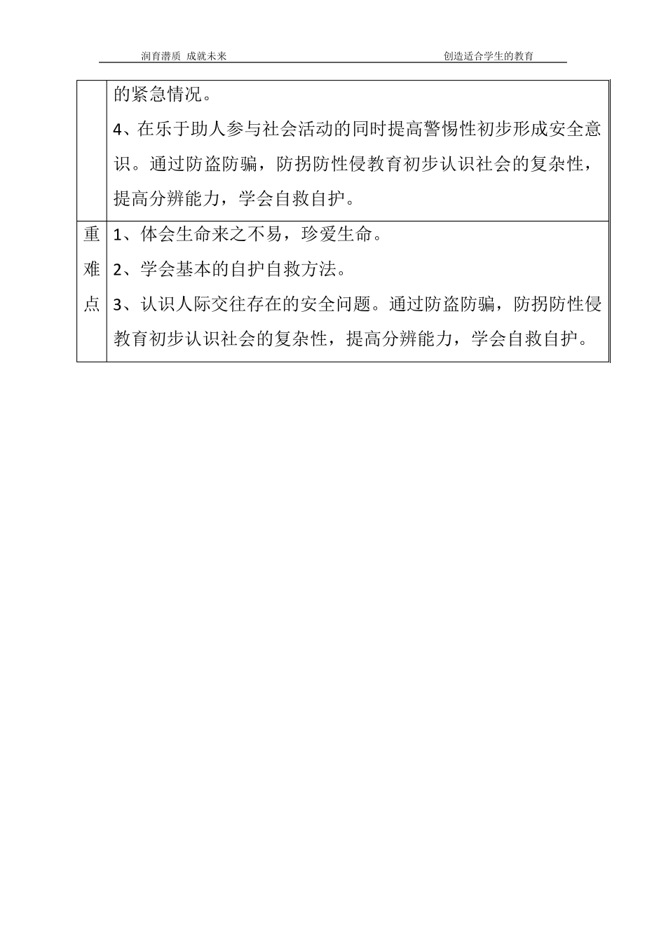 道德与法治第三单元集体备课_第2页