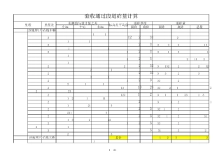 道砟标高统计与用量计算