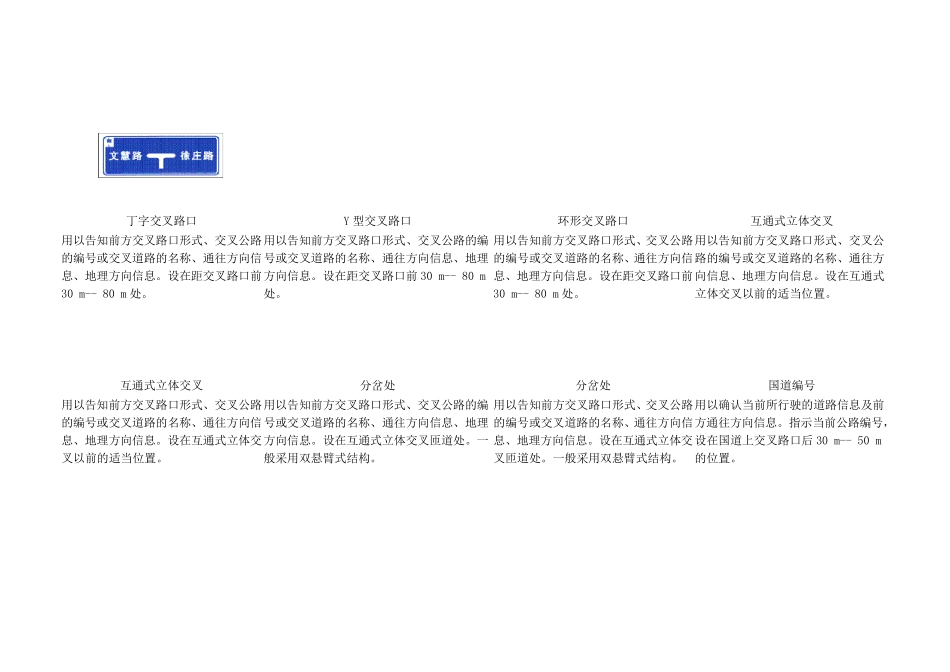 道路交通标志和标线交通指路标志GB57682009_第3页