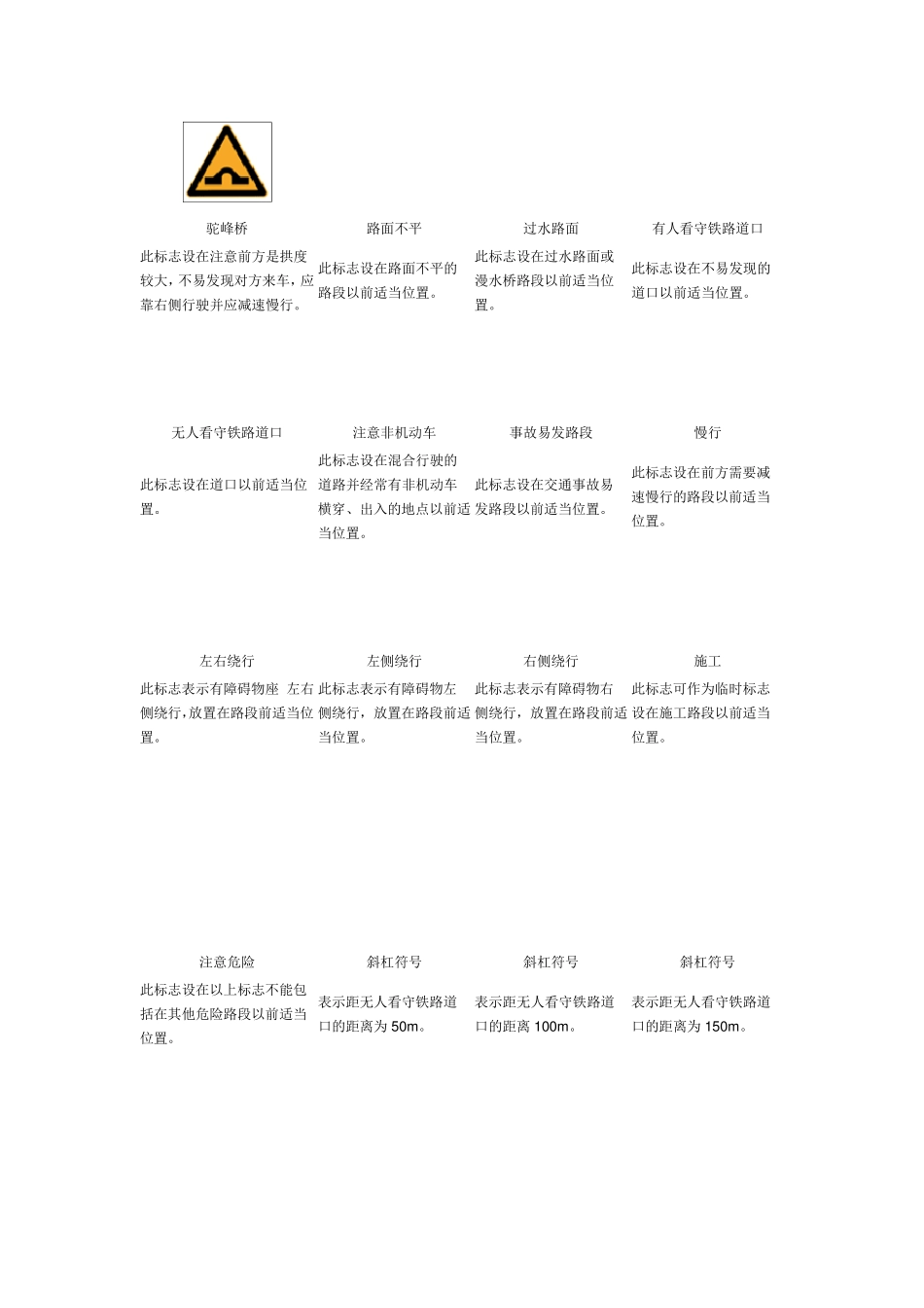 道路交通标志和标线图解2014最新_第3页