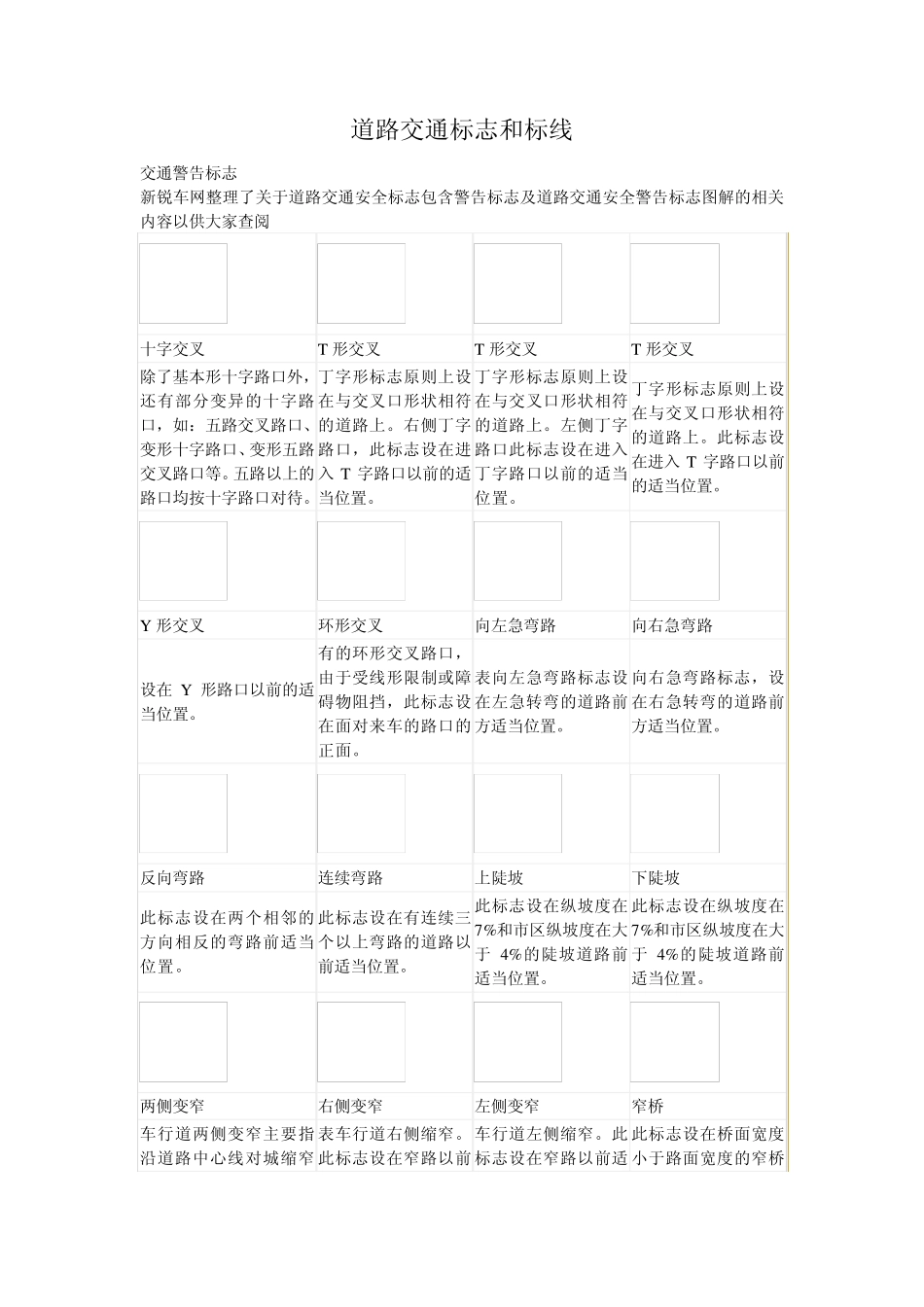 道路交通标志图标_第1页