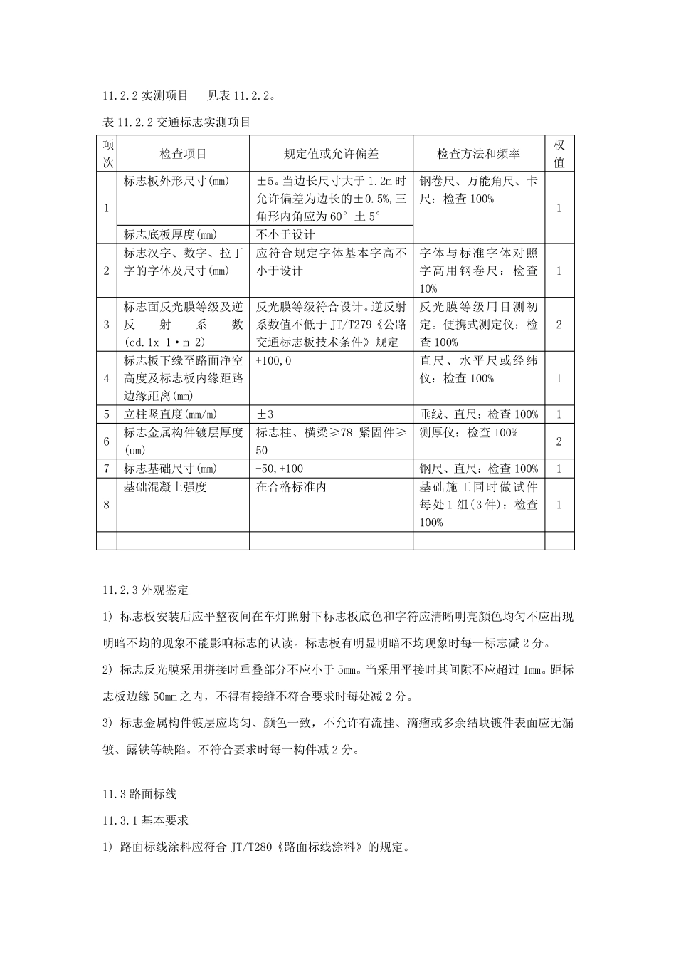 道路交通标志标线施工验收规范_第2页
