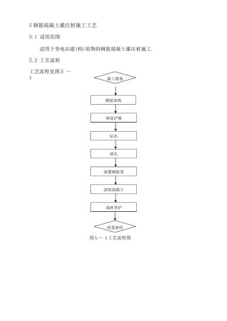 钢筋混凝土灌注桩施工工艺