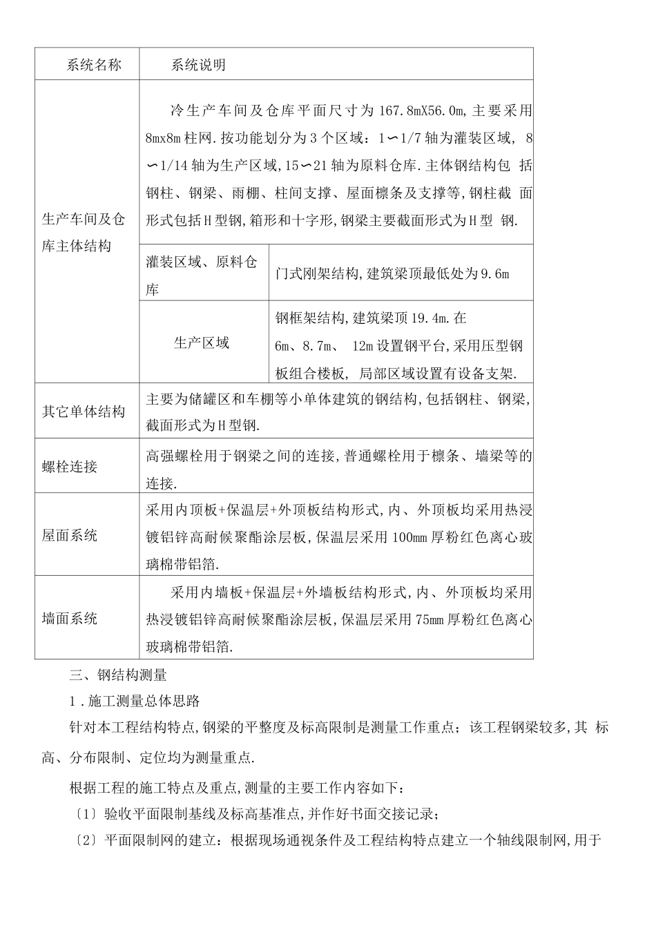钢结构施工测量方案_第3页
