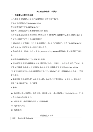 阀门配套伸缩器、软接头