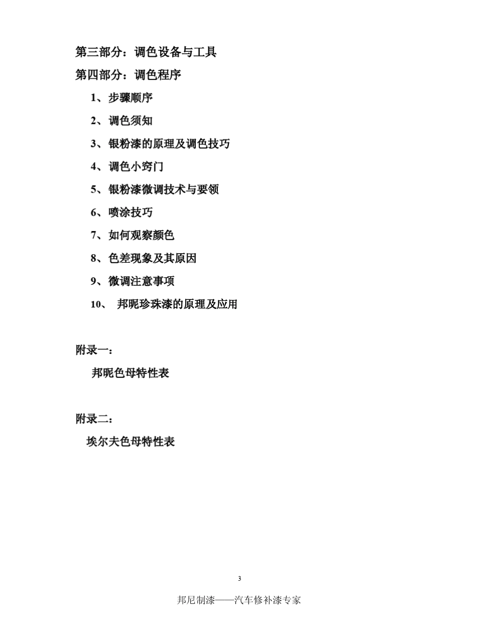 邦尼汽车调漆_第3页