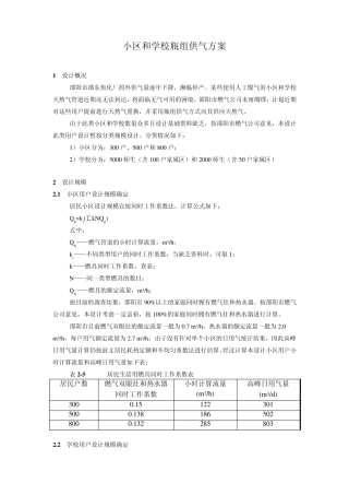 邵阳小区供气方案