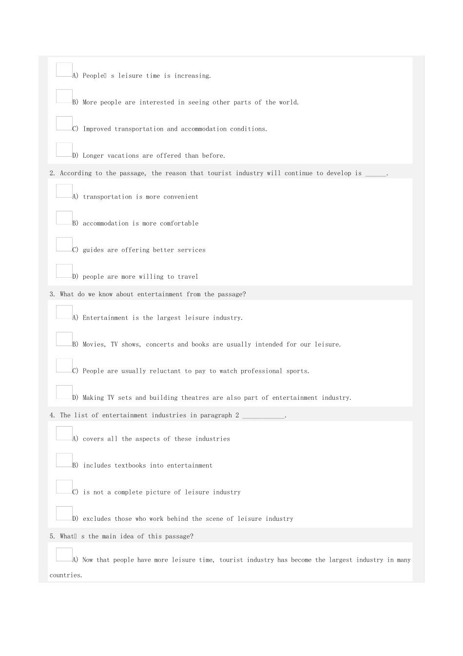 郑州大学英语考试试题及答案_第3页