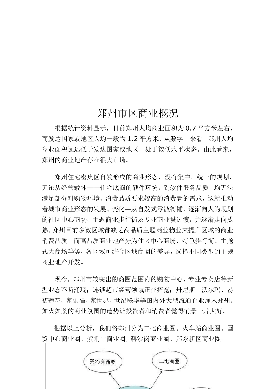 郑州市商圈调查分析_第2页