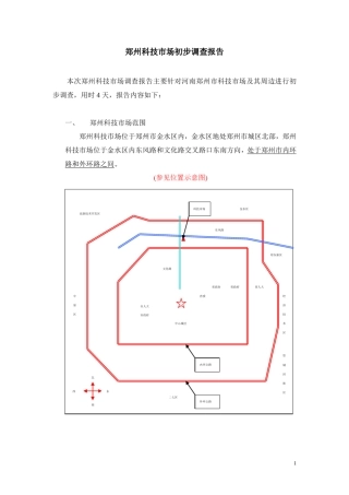 郑州科技市场调查报告