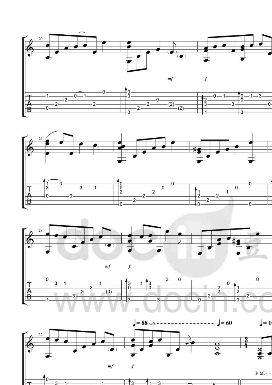 郑成河《carryingyou天空之城》指弹吉他谱_第2页