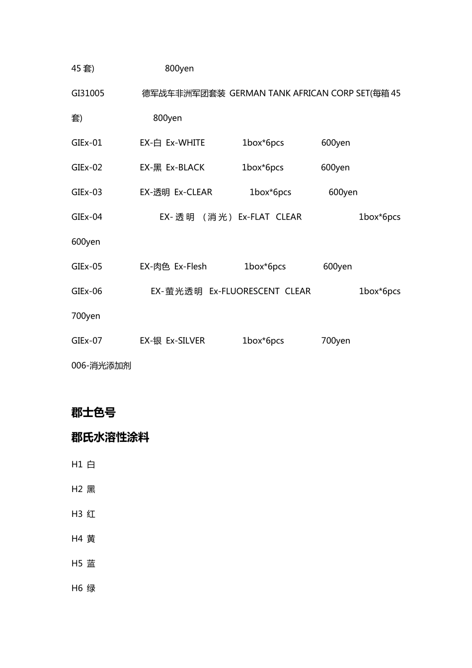 郡士、giga模型漆色号大全_第3页